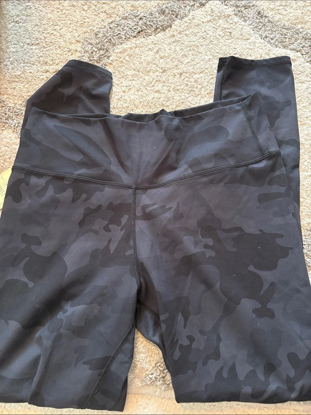 lululemon athletica Black Camo Leggings